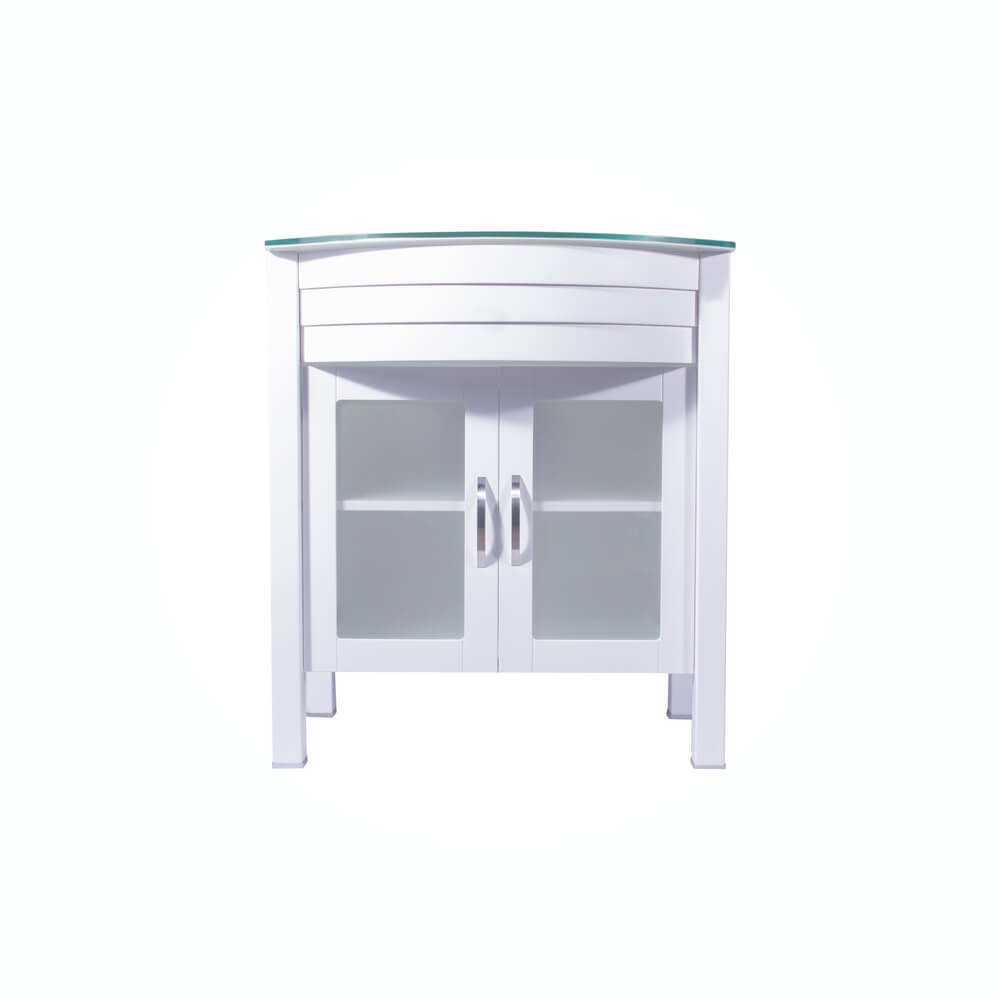 Awis 30" White Bathroom Cabinet