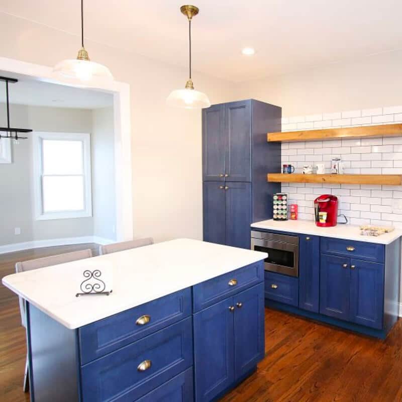 Beautiful Blue Kitchen at Clifton, NJ