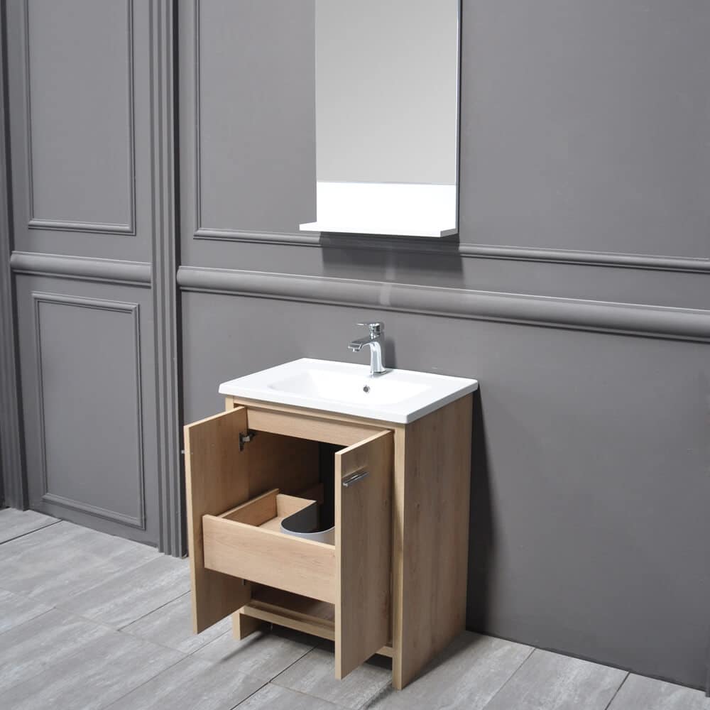 Dora 24” Oak Bathroom Cabinet