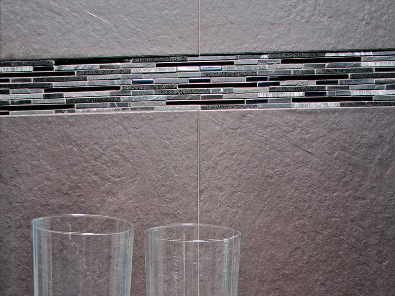 LLuvia Mirror Glass & Stone Mix Mosaic
