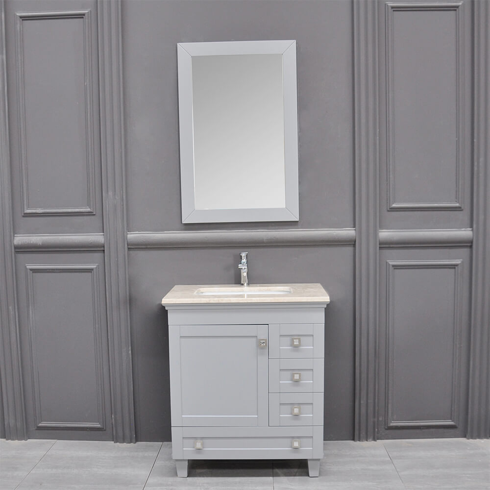 Otto Paloma 30" Gray Bathroom Vanity