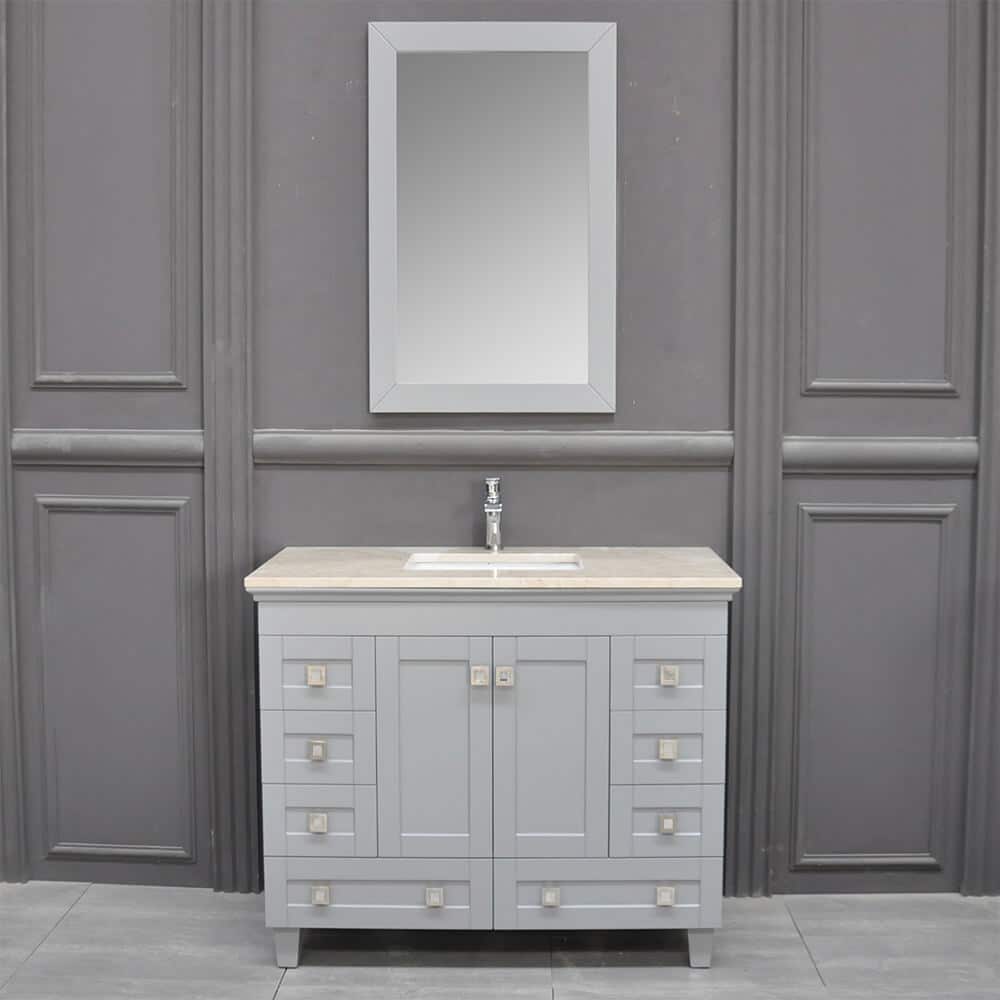 Otto Paloma 42" Gray Bathroom Vanity
