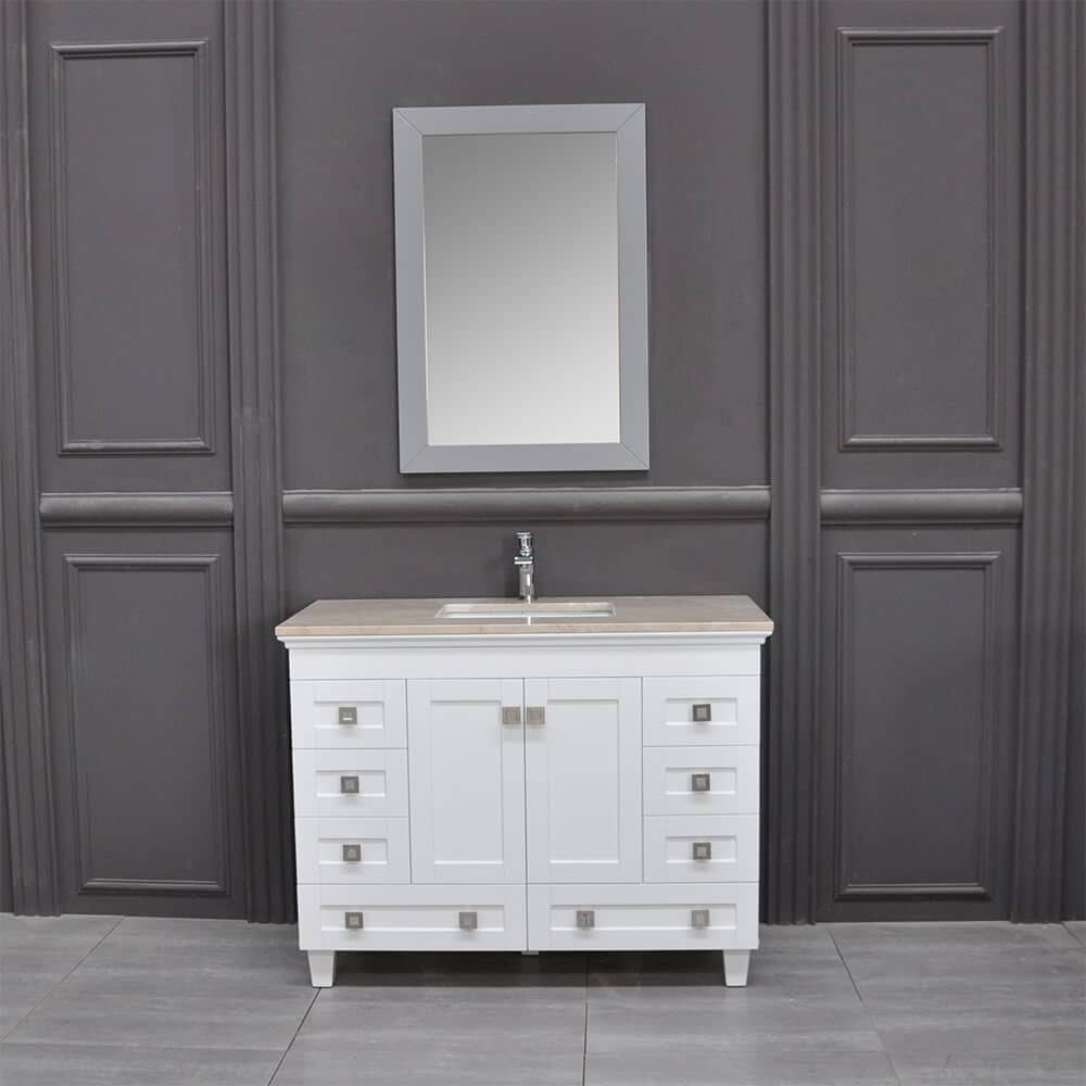 Otto Paloma 42" White Bathroom Vanity