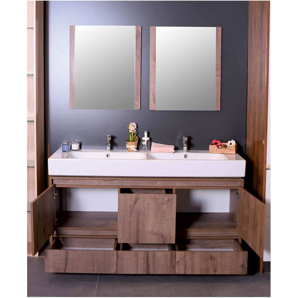 Romina 60" Oak Bathroom Cabinet