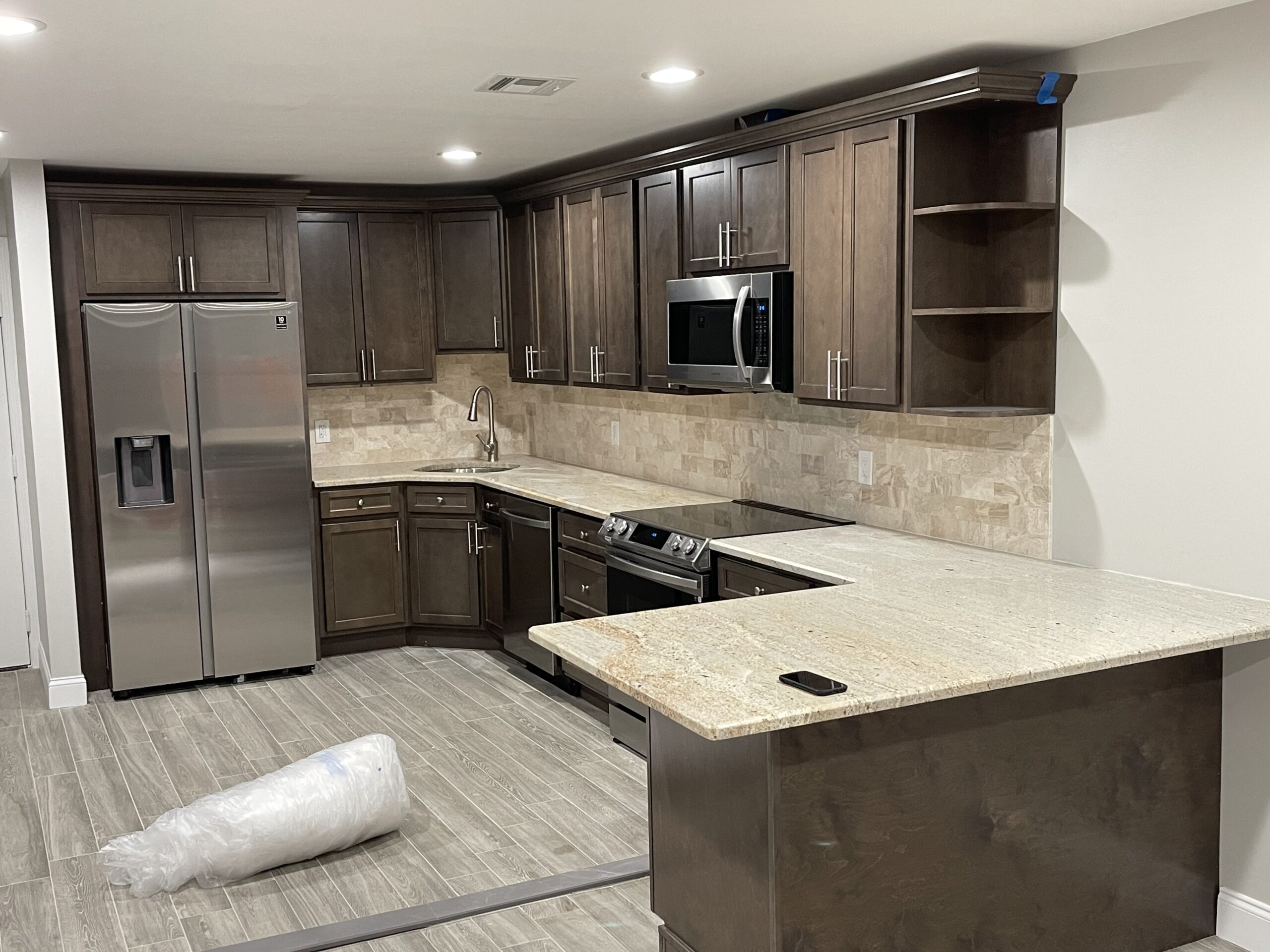 Kitchen Cabinets & Countertop Project, North Bergen, NJ