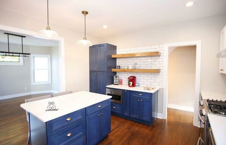 Beautiful Blue Kitchen at Clifton, NJ