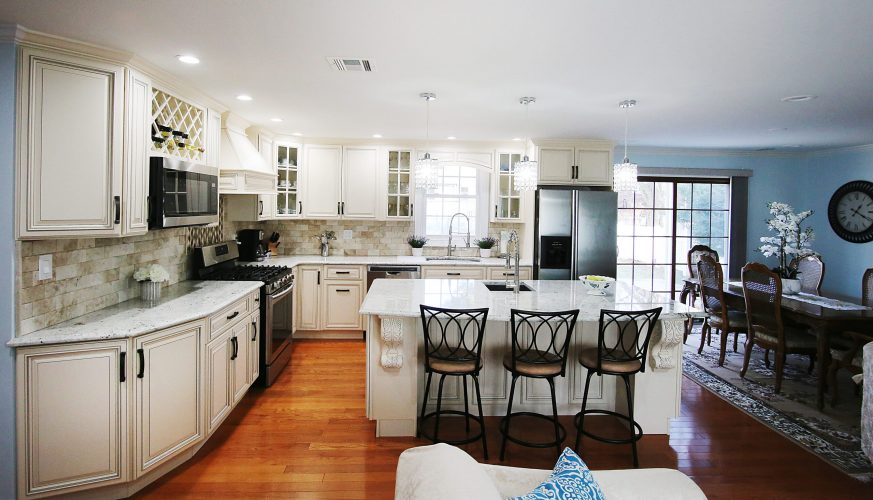 Kitchen Cabinets & Countertop Project, Rumson, NJ