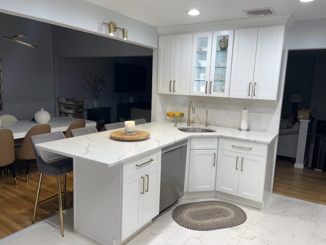 Kitchen Cabinets & Countertop Project, White Plains, NY